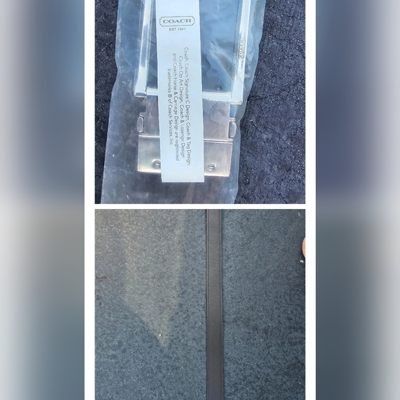 Coach Men’s Reversible Signature Belt – Style F90107 – Size 36 – KH/MA - Picture 3 of 4